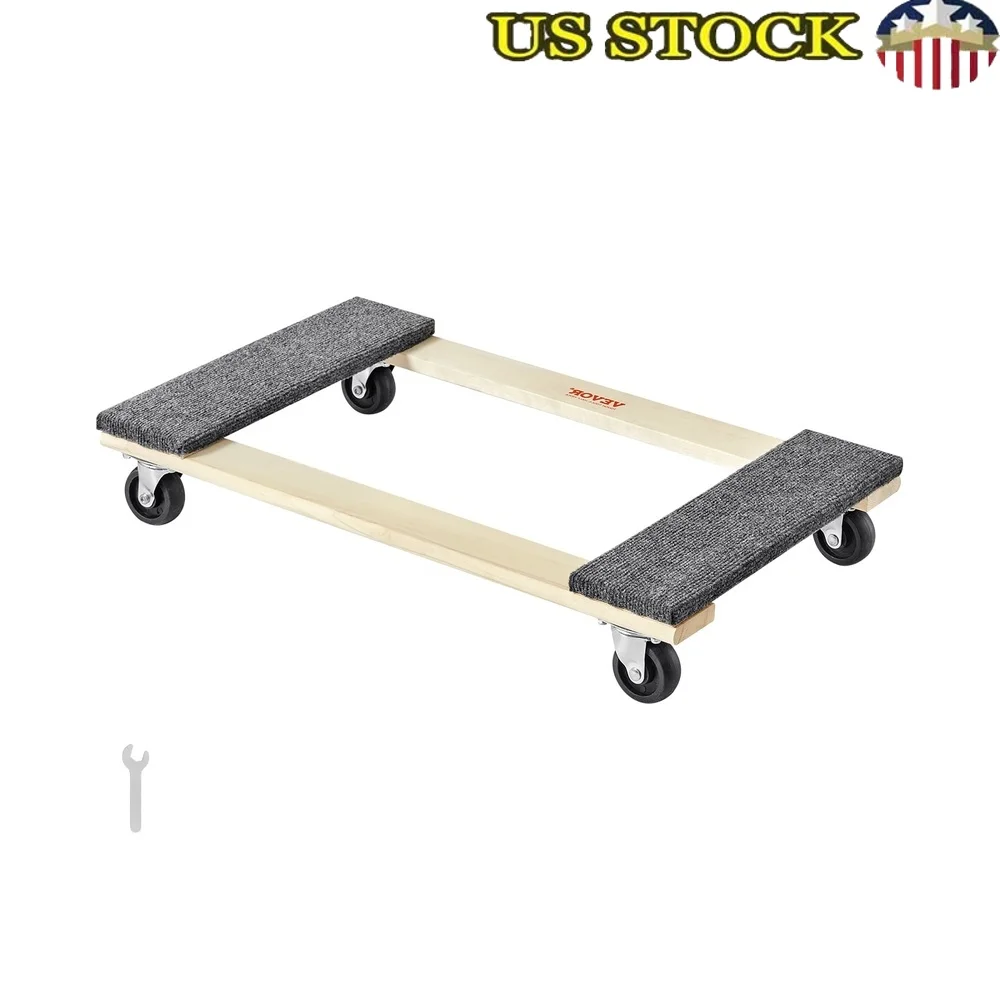 Heavy Duty Furniture Dolly 1000 lb Capacity Non-Slip Pads 360° Swivel Wheels Easy Assembly Moving Cart Home Office Workshop
Heavy Duty Furniture Dolly 1000 lb Capacity Non-Slip Pads 360° Swivel Wheels Easy Assembly Moving Cart Home Office Workshop