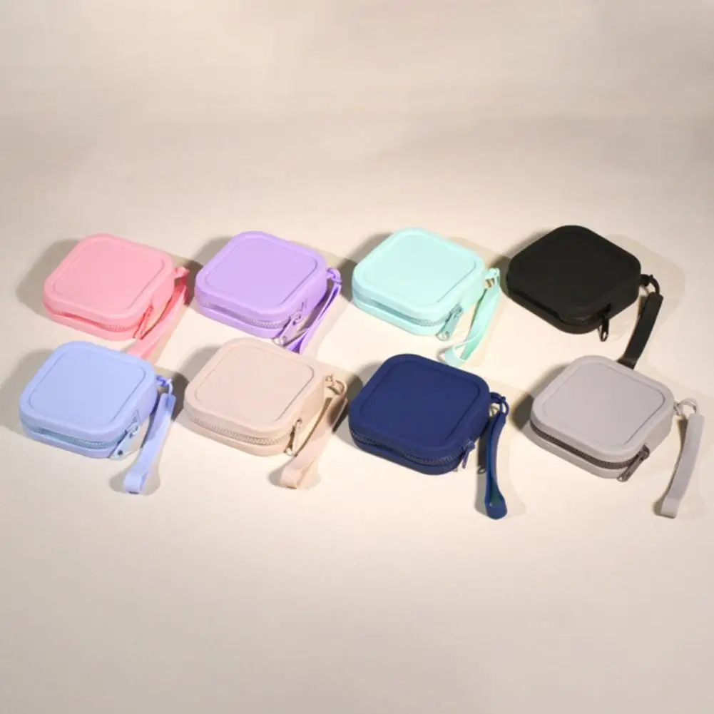 Portable Storage Case Compact Storage Pouch Waterproof Silicone Storage Bag with Wrist Strap Square Shape Zipper for Portable
Portable Storage Case Compact Storage Pouch Waterproof Silicone Storage Bag with Wrist Strap Square Shape Zipper for Portable