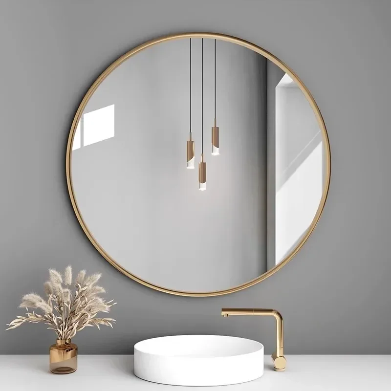 Tempered Glass Mirror Fog-Free HD Vanity Reflector Waterproof Round Mirror for Sinks Wall-Mounted Mirror for Bathrooms
Tempered Glass Mirror Fog-Free HD Vanity Reflector Waterproof Round Mirror for Sinks Wall-Mounted Mirror for Bathrooms