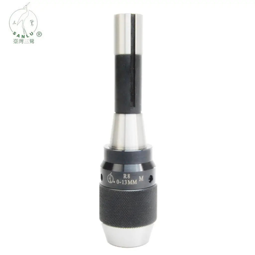 Taiwan Sanlu Integrated Self-Tightening Drill Chuck 7/16 Imperial Fine Thread R8 APU13 16 Groove Width 4mm
Taiwan Sanlu Integrated Self-Tightening Drill Chuck 7/16 Imperial Fine Thread R8 APU13 16 Groove Width 4mm