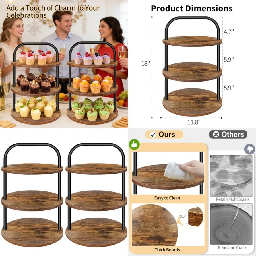 Cupcake Stand, Wooden Cupcake Stand for 100 Cupcakes Large Dessert Table Display Set Cupcake Tower ed Tray Stand Serving Tray f
Cupcake Stand, Wooden Cupcake Stand for 100 Cupcakes Large Dessert Table Display Set Cupcake Tower ed Tray Stand Serving Tray f