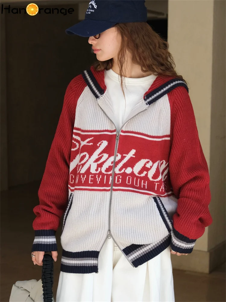 HanOrange 2026 Весенне-осенний уличный ретро-свитер с капюшоном и контрастными буквами, вязаный, женский, теплый, синий/красный
HanOrange 2026 Весенне-осенний уличный ретро-свитер с капюшоном и контрастными буквами, вязаный, женский, теплый, синий/красный