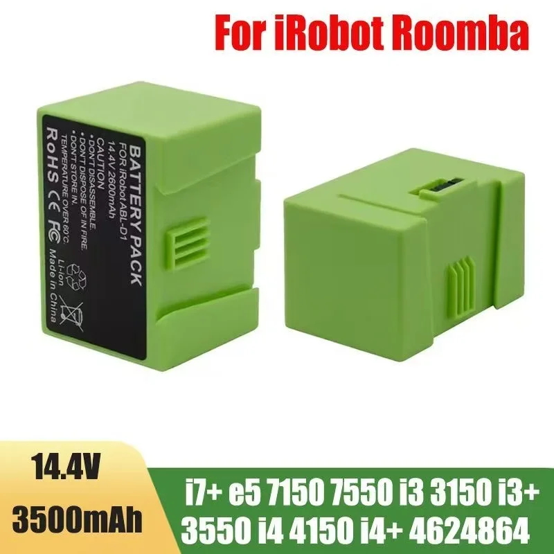 For iRobot Roomba i7 Battery 14.4V Replacemnt For iRobot Roomba i3 i4 i6 i7 i8 J7 e5 e6 Vacuum Cleaner Power Tools
For iRobot Roomba i7 Battery 14.4V Replacemnt For iRobot Roomba i3 i4 i6 i7 i8 J7 e5 e6 Vacuum Cleaner Power Tools
