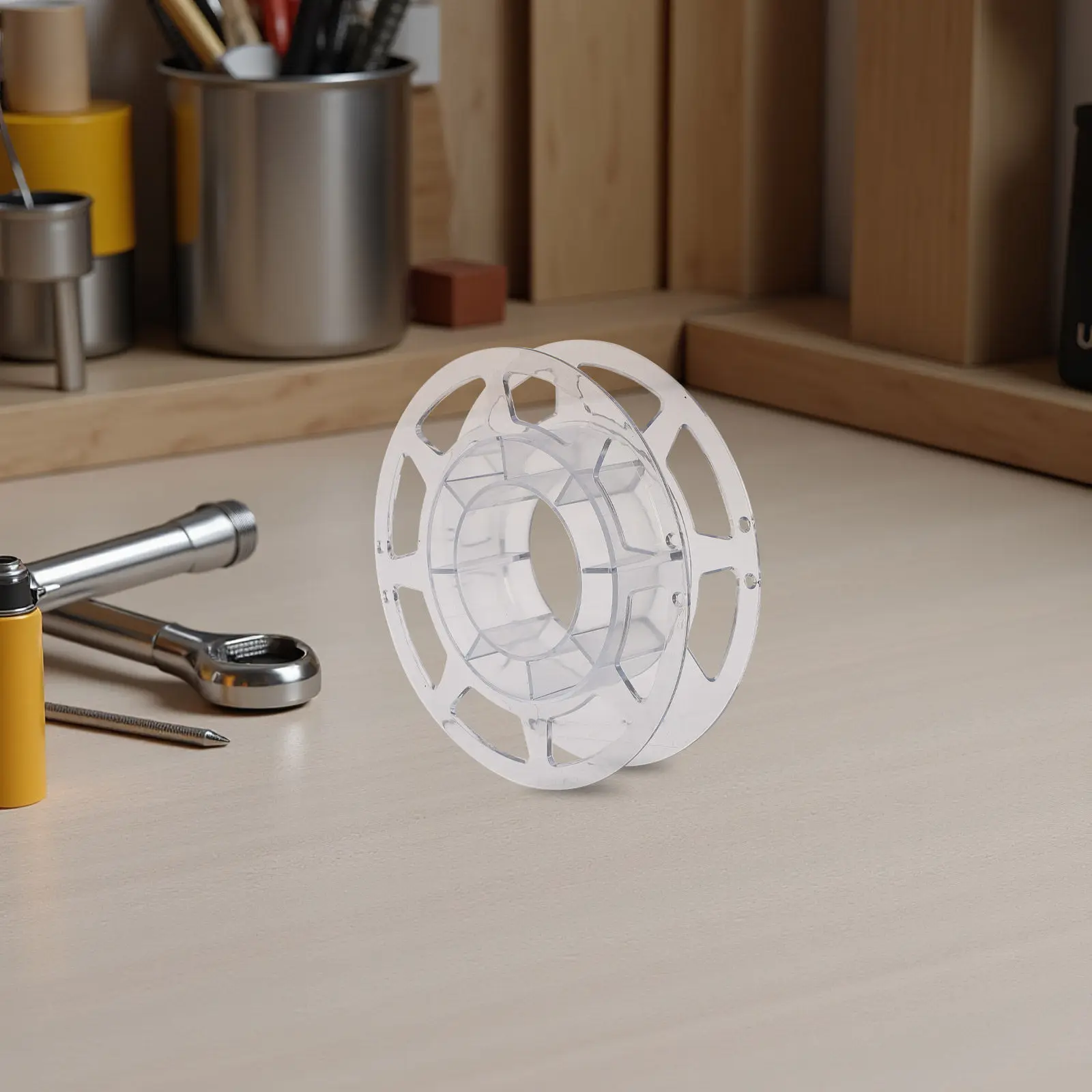 Empty Filament Reel 200G Pla ABS Petg Tpu Reusable Plastic Spool Holder for 3D Printer Filament Winding Storage Rack Organizer
Empty Filament Reel 200G Pla ABS Petg Tpu Reusable Plastic Spool Holder for 3D Printer Filament Winding Storage Rack Organizer