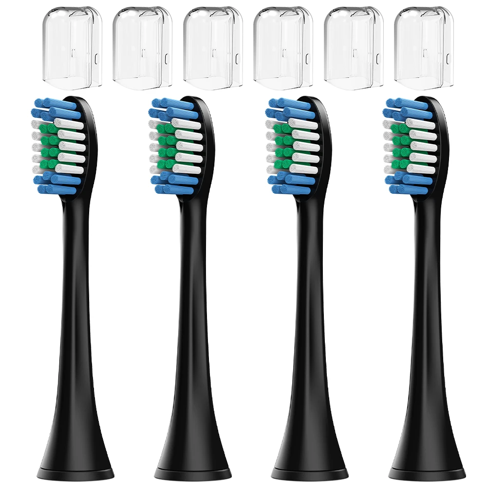 4 Sonic Replacement Brush Heads and 6 Toothbrush Head Dustproof Caps Set, Compatible with Philips Sonicare Electric Toothbrushes
4 Sonic Replacement Brush Heads and 6 Toothbrush Head Dustproof Caps Set, Compatible with Philips Sonicare Electric Toothbrushes