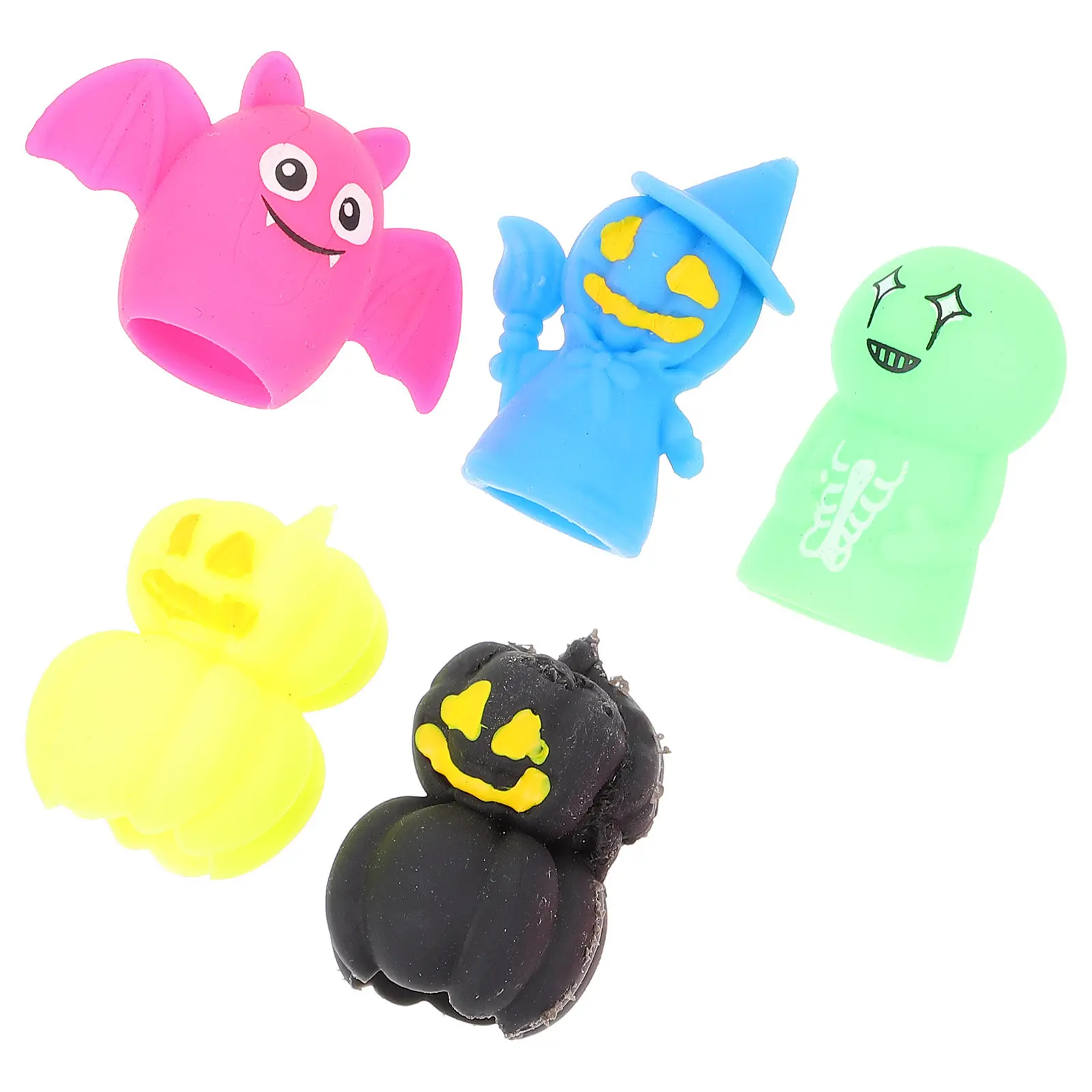 5Pcs Halloween Finger Puppets Cartoon Style Soft Tpr Material Party Props for Storytelling Parent Child Interaction Bulk Gift
5Pcs Halloween Finger Puppets Cartoon Style Soft Tpr Material Party Props for Storytelling Parent Child Interaction Bulk Gift