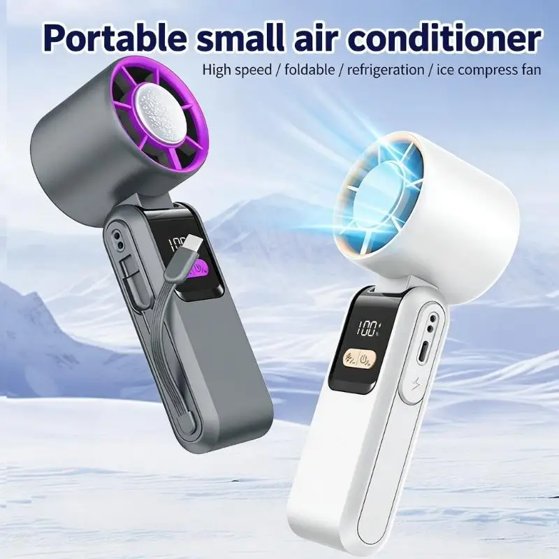 D0AB Foldable Mini Fan Powerful Handheld Fan with Cold Compress 0-199 Speed USB
D0AB Foldable Mini Fan Powerful Handheld Fan with Cold Compress 0-199 Speed USB