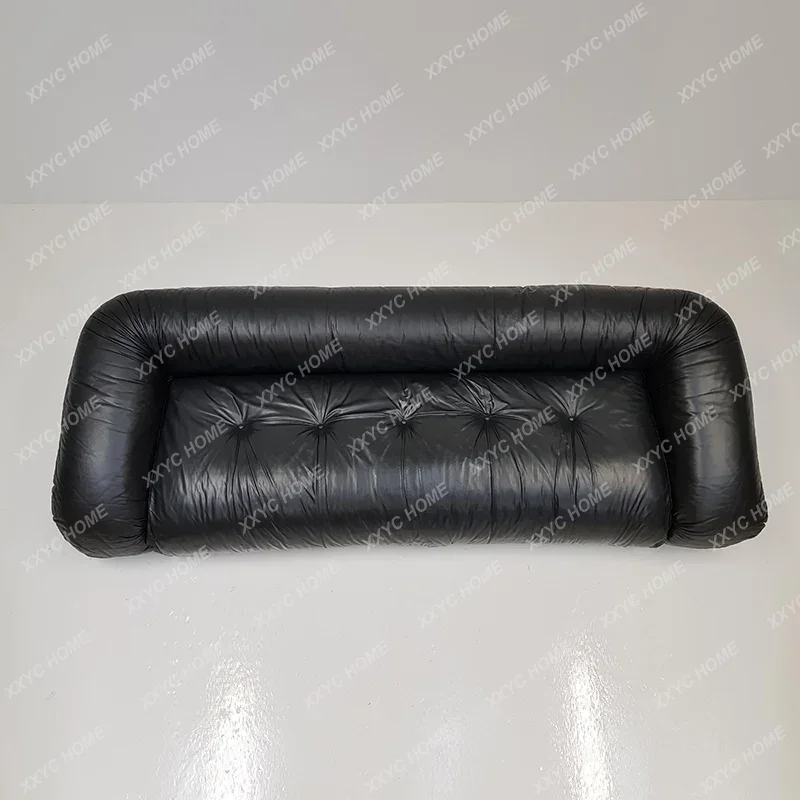Black Leather Floor Lazy Sofa Simple Small Apartment Living Room Bedroom and Household Retro
Black Leather Floor Lazy Sofa Simple Small Apartment Living Room Bedroom and Household Retro