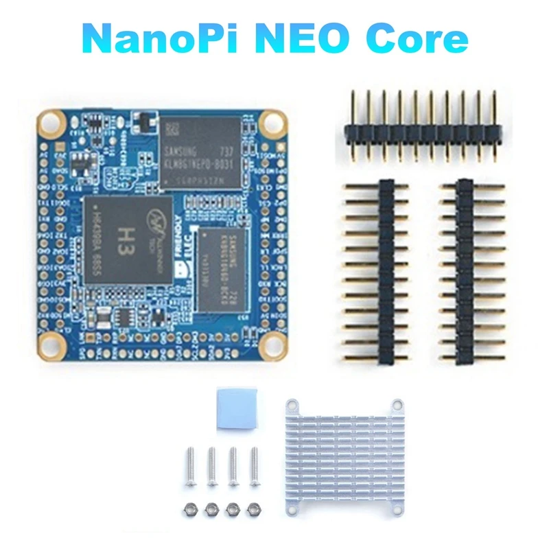 Nanopi NEO Core Board Iot Development Board+Heat Sink DDR3 RAM Allwinner H3 Quad-Core Cortex-A7 Ubuntucore
Nanopi NEO Core Board Iot Development Board+Heat Sink DDR3 RAM Allwinner H3 Quad-Core Cortex-A7 Ubuntucore