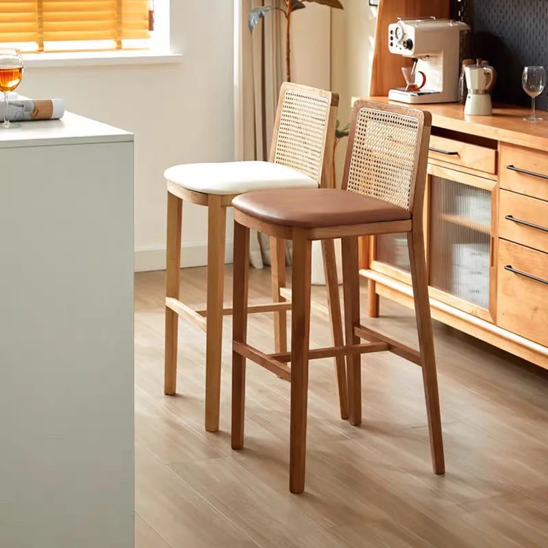 Cushions Back Bar Stools Nordic Rattan Wooden Design High Bar Stools Dining Island Vintage Sgabello Cucina Alto Home Furniture
Cushions Back Bar Stools Nordic Rattan Wooden Design High Bar Stools Dining Island Vintage Sgabello Cucina Alto Home Furniture