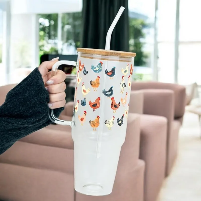 Sip-Sip Hooray! Фермерская коллекция Стеклянный стакан на 40 унций, курицы, хайлендские коры, свинки, козы, утки, чашка для кофе со льдом с крышкой и соломинкой
Sip-Sip Hooray! Фермерская коллекция Стеклянный стакан на 40 унций, курицы, хайлендские коры, свинки, козы, утки, чашка для кофе со льдом с крышкой и соломинкой