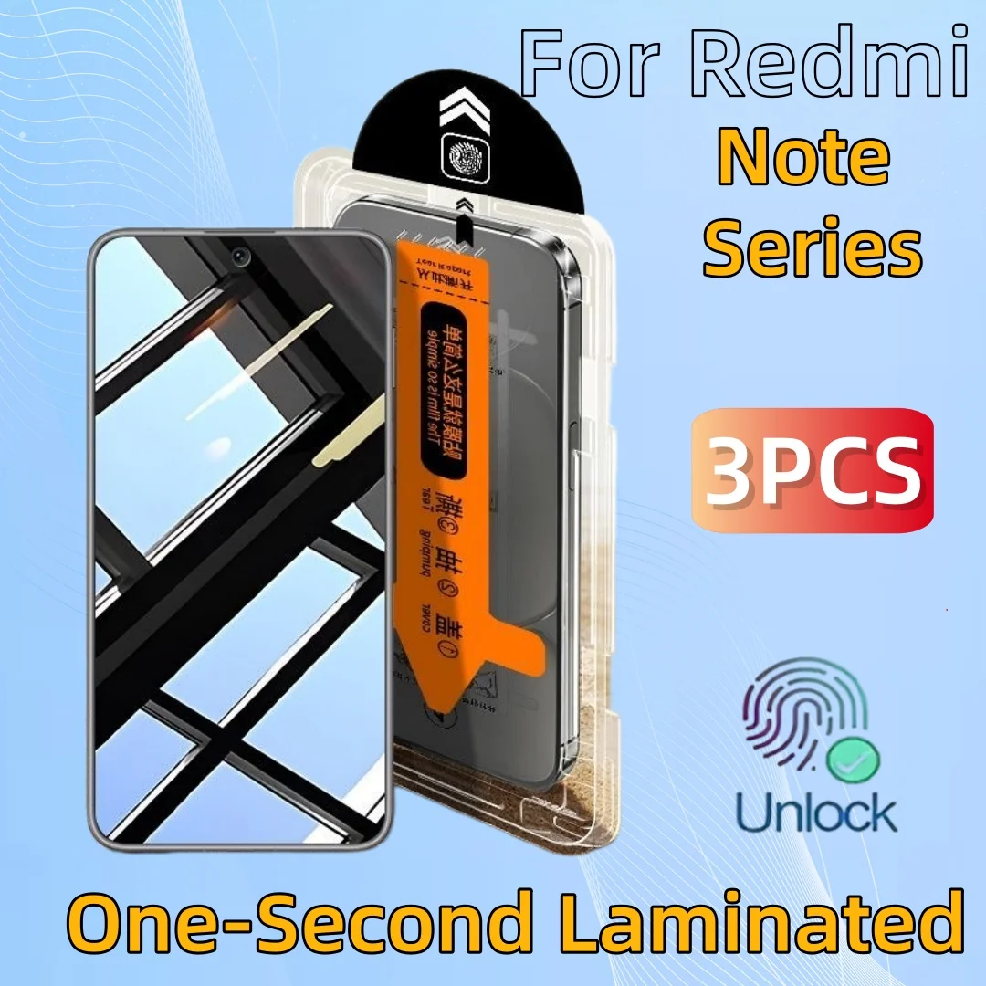 3PCS Screen Protector Install Kit for Redmi Note Series 15 pro 14 13 12 Turbo 11 plus 11t 11e 10 9s 8 5G 4G - Tempered Glass
3PCS Screen Protector Install Kit for Redmi Note Series 15 pro 14 13 12 Turbo 11 plus 11t 11e 10 9s 8 5G 4G - Tempered Glass