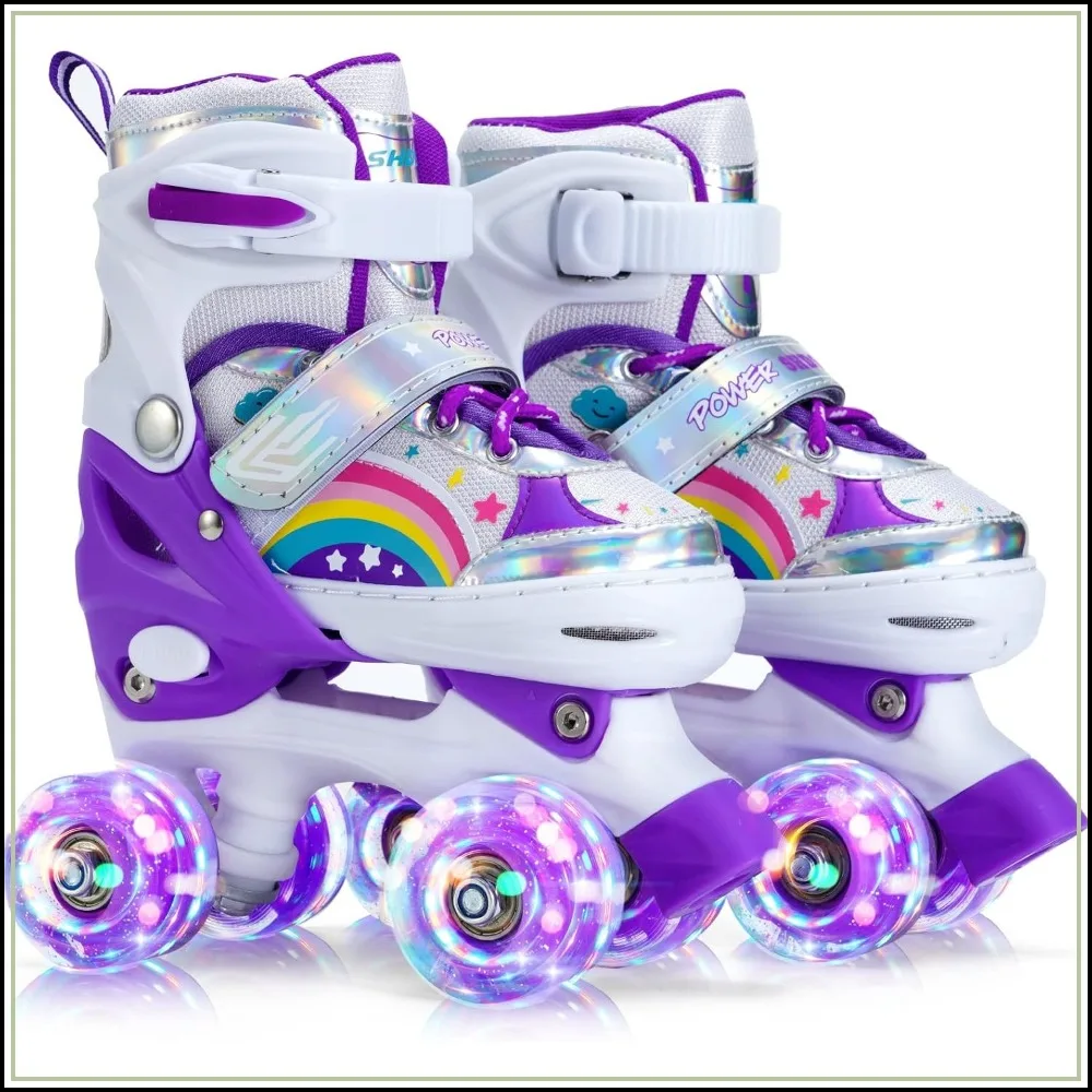 Adjustable Roller Skates for Kids with Light-Up Wheels, 4 Size Options, Perfect for Beginners
Adjustable Roller Skates for Kids with Light-Up Wheels, 4 Size Options, Perfect for Beginners