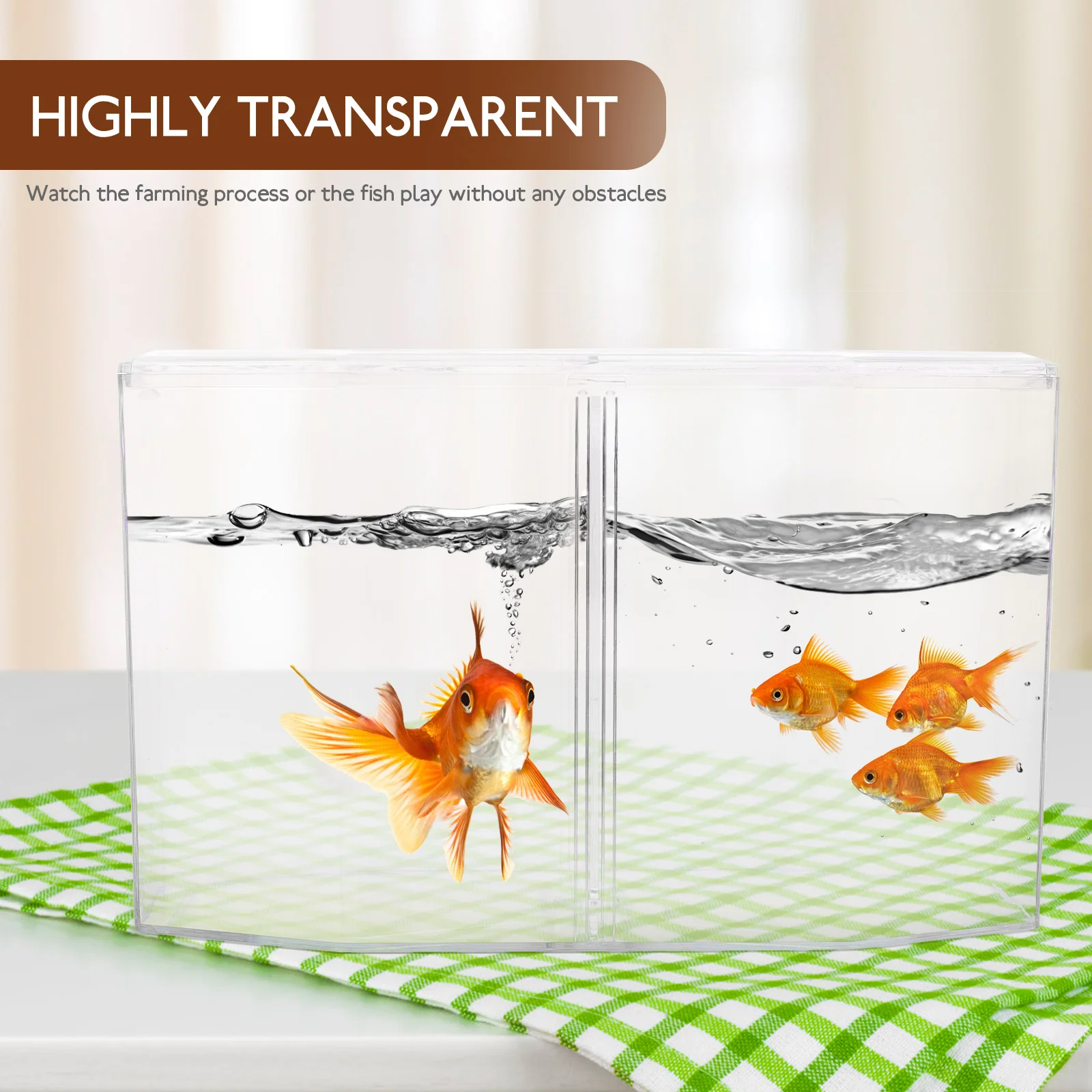1pcs Separation For Aquarium Divider Breeding For Small Guppy Shrimp Feeding Isolation Box Household Fish Breeding Tank Clear
1pcs Separation For Aquarium Divider Breeding For Small Guppy Shrimp Feeding Isolation Box Household Fish Breeding Tank Clear