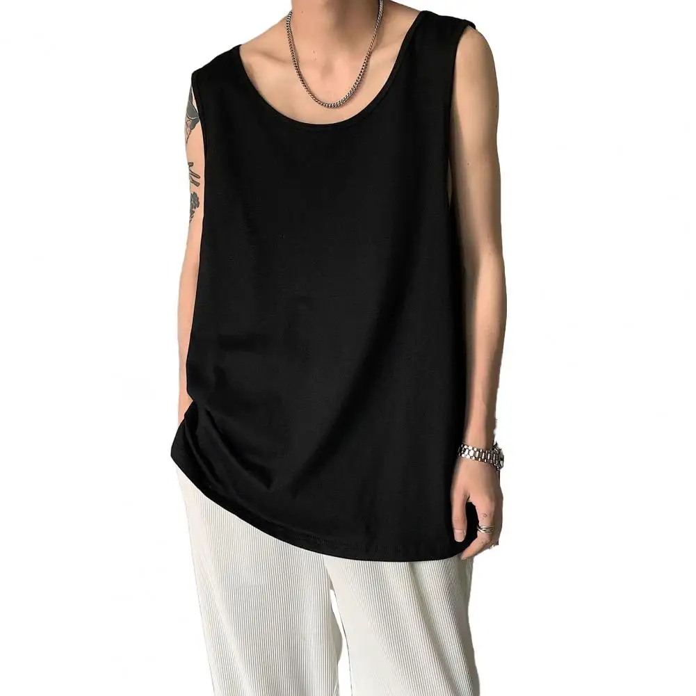 Men Vest Round Neck Men's Vest For Casual Streetwear Sport Tank Tops Loose Fit Solid Color Daily Wear Sleeveless Round Neck Vest
Men Vest Round Neck Men's Vest For Casual Streetwear Sport Tank Tops Loose Fit Solid Color Daily Wear Sleeveless Round Neck Vest