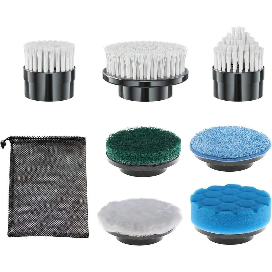 Electric Spin Scrubber Replacement Brush Heads, 7-Piece Set For Cleaning
Electric Spin Scrubber Replacement Brush Heads, 7-Piece Set For Cleaning