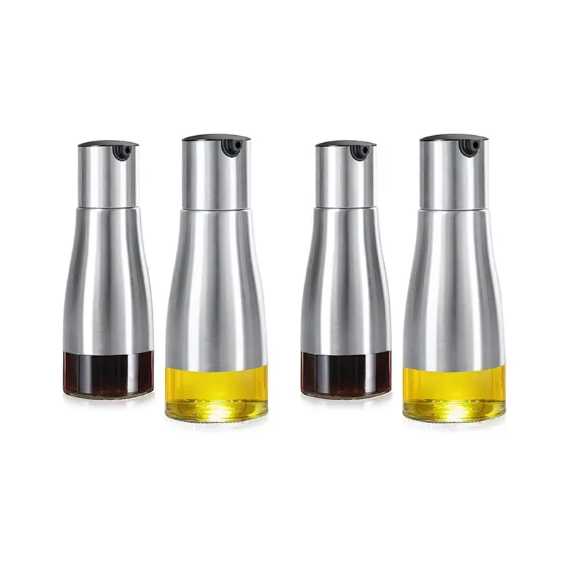 ABWZ-4Pcs Olive Oil Bottle Dispenser Set, Oil Dispenser Cruet Set, Stainless Steel Olive Oil Dispenser Elegant Glass Bottle
ABWZ-4Pcs Olive Oil Bottle Dispenser Set, Oil Dispenser Cruet Set, Stainless Steel Olive Oil Dispenser Elegant Glass Bottle