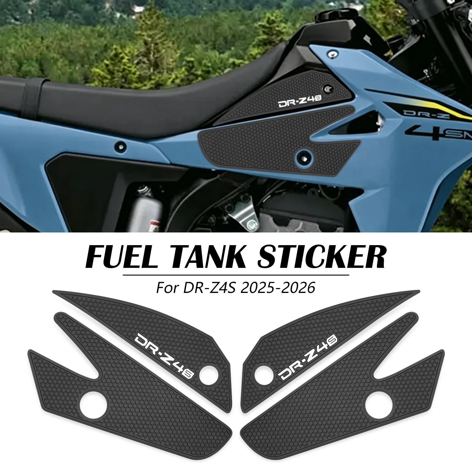 Motorcycle For DR-Z4S 2025 2026 DRZ-4S DRZ4S DR-Z4SM DRZ4SM 2026 Side Fuel Tank pads Protector Stickers Decal Gas Knee Grip
Motorcycle For DR-Z4S 2025 2026 DRZ-4S DRZ4S DR-Z4SM DRZ4SM 2026 Side Fuel Tank pads Protector Stickers Decal Gas Knee Grip