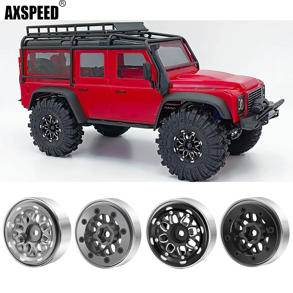 AXSPEED Beadlock Wheel Rims Hubs for TRX-4M Bronco Defender 1/24 1/18 Axial SCX24 Truck Model Parts
AXSPEED Beadlock Wheel Rims Hubs for TRX-4M Bronco Defender 1/24 1/18 Axial SCX24 Truck Model Parts