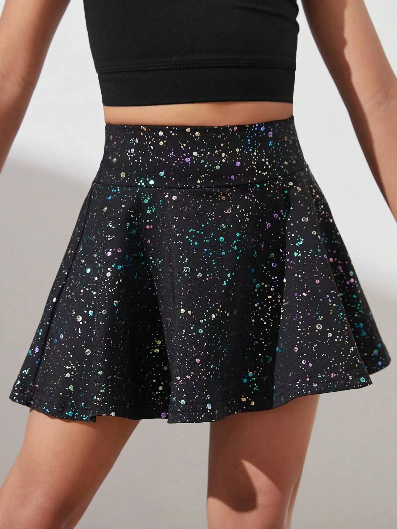 Young Girls Activewear Purple Star Print Elastic Waist Comfortable Breathable Mini Skirt, For Yoga, Indoor Dance
Young Girls Activewear Purple Star Print Elastic Waist Comfortable Breathable Mini Skirt, For Yoga, Indoor Dance