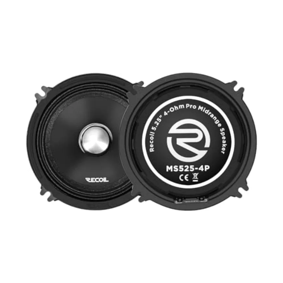 MS525-4P 5.25-Inch Midrange Pro o Car Speakers 320 Watts Max Pair 4Ohm, 1 Inch High Temperature Kapton Voice Coil, Premium Qual
MS525-4P 5.25-Inch Midrange Pro o Car Speakers 320 Watts Max Pair 4Ohm, 1 Inch High Temperature Kapton Voice Coil, Premium Qual