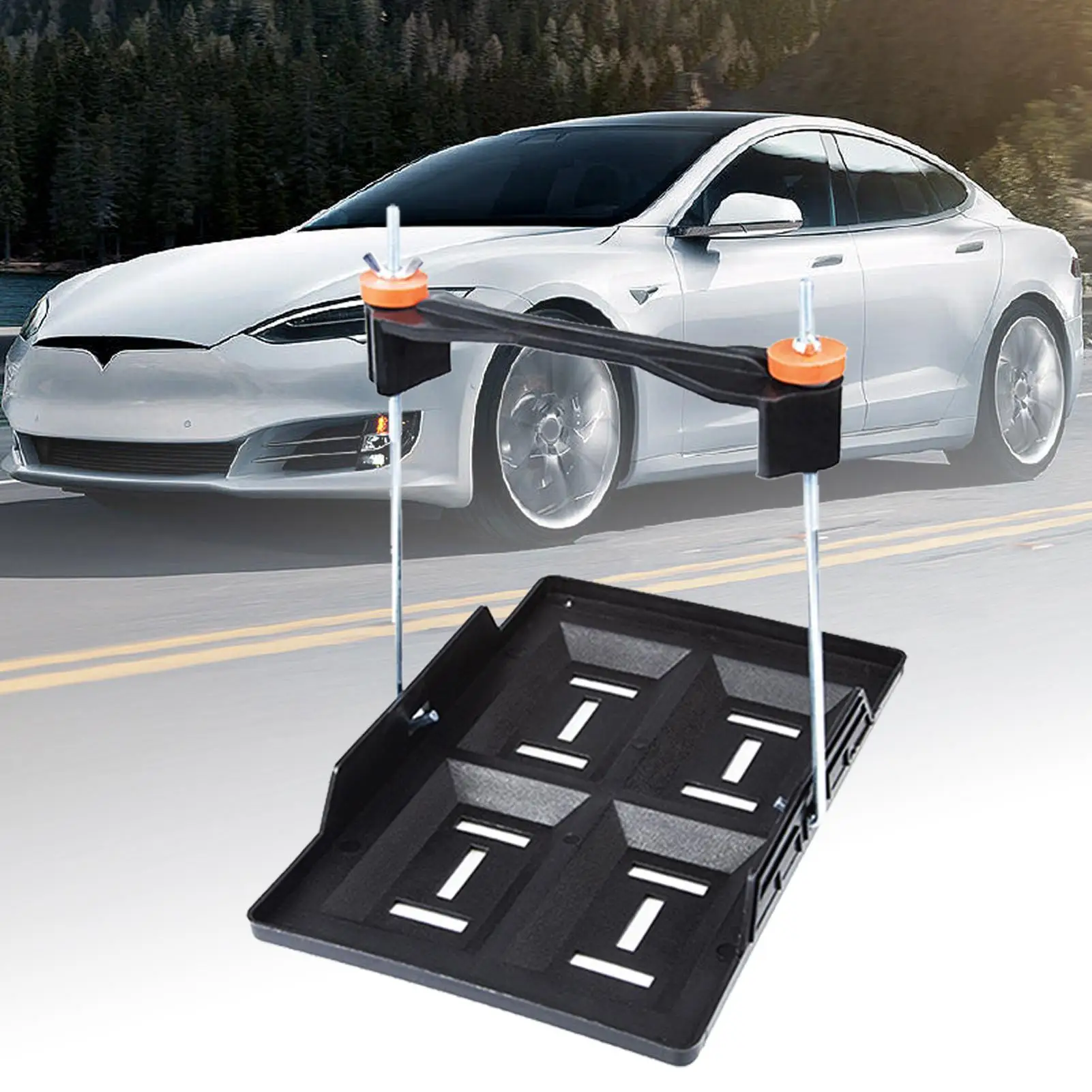 Adjustable Battery Tray Bracket Storage Battery Holder Tray Mount Hold Down Clamp Bracket Car Accessory for Auto SUV 290/355mm
Adjustable Battery Tray Bracket Storage Battery Holder Tray Mount Hold Down Clamp Bracket Car Accessory for Auto SUV 290/355mm 