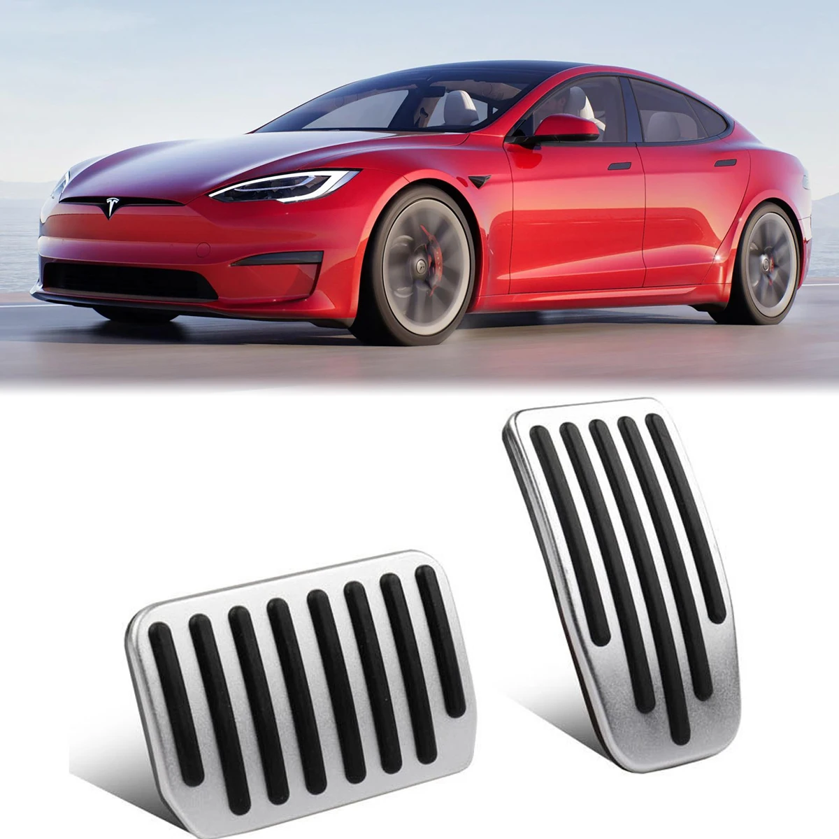 For Tesla Model 3 2017-2019 Aluminum Alloy Foot Pedal Accelerator Gas Fuel Brake Rest Pedal Pads Mats Car Styling
For Tesla Model 3 2017-2019 Aluminum Alloy Foot Pedal Accelerator Gas Fuel Brake Rest Pedal Pads Mats Car Styling
