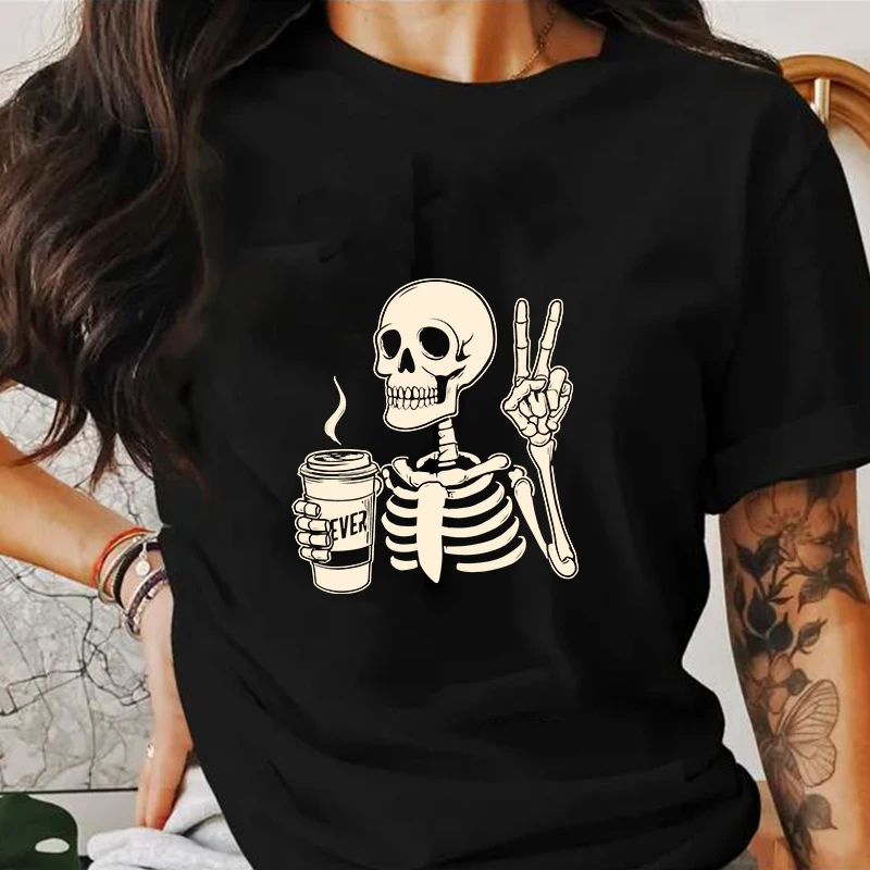 Skeleton Large Size t-shirts Women's Clothing Neck Short Sleeve Top Halloween Summer Female Streetwear Tops Clothes Tees Pumpkin
Skeleton Large Size t-shirts Women's Clothing Neck Short Sleeve Top Halloween Summer Female Streetwear Tops Clothes Tees Pumpkin