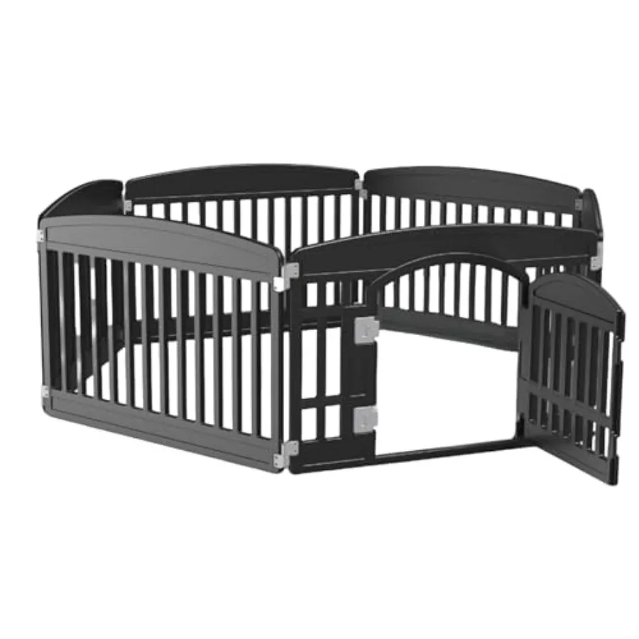 Dog Playpen 6-Panel 24 Inch Safe Secure Indoor Outdoor Pet Fence Folding Portable 35 x 35 x 24IN Ideal for Small to Medium Dogs
Dog Playpen 6-Panel 24 Inch Safe Secure Indoor Outdoor Pet Fence Folding Portable 35 x 35 x 24IN Ideal for Small to Medium Dogs