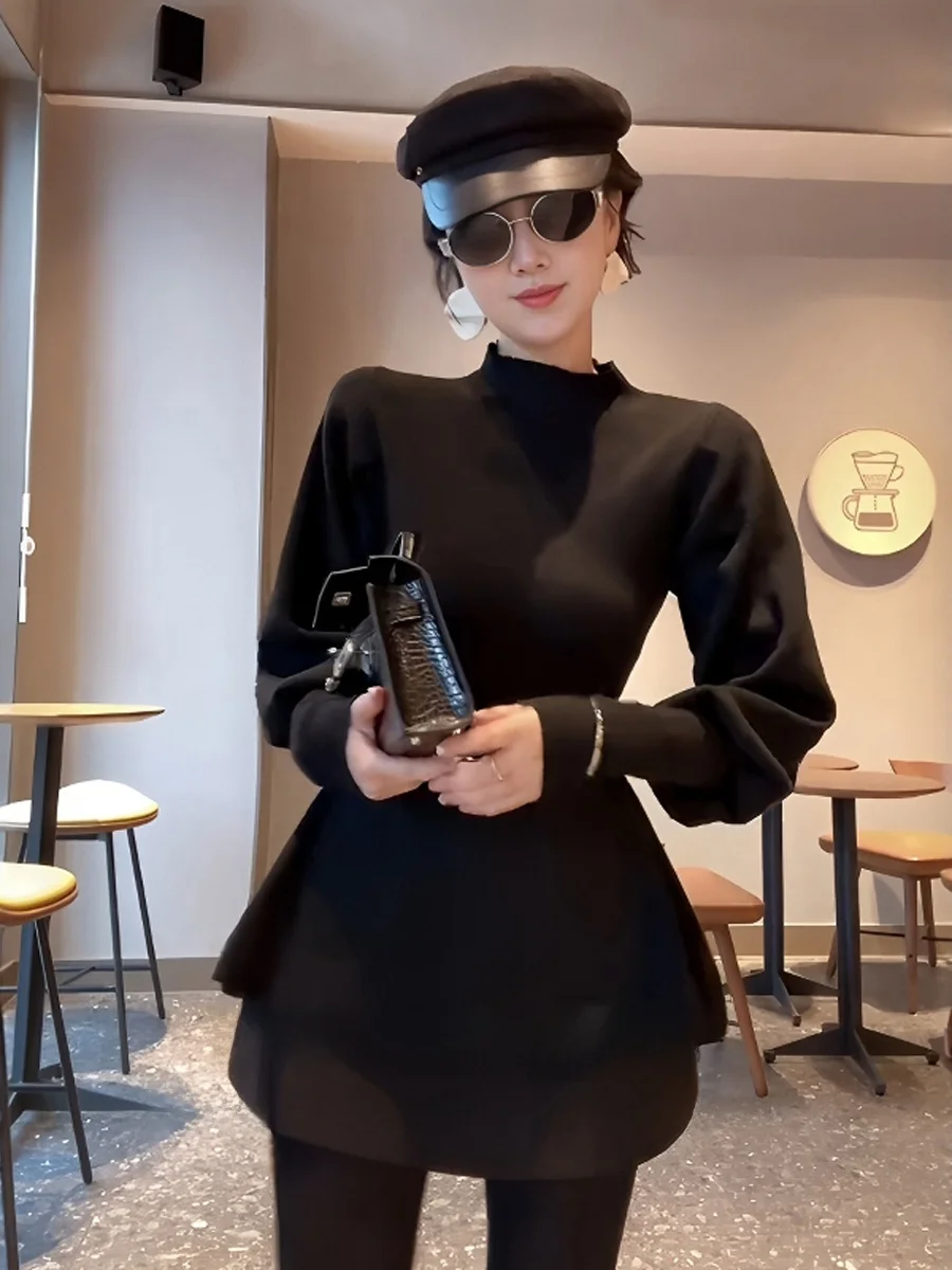 Slim Fit High Ne Lantern Sve Knitted Top Women's Faion Autumn Winter Warm Casual Sle Casual Faion Knitwear
Slim Fit High Ne Lantern Sve Knitted Top Women's Faion Autumn Winter Warm Casual Sle Casual Faion Knitwear