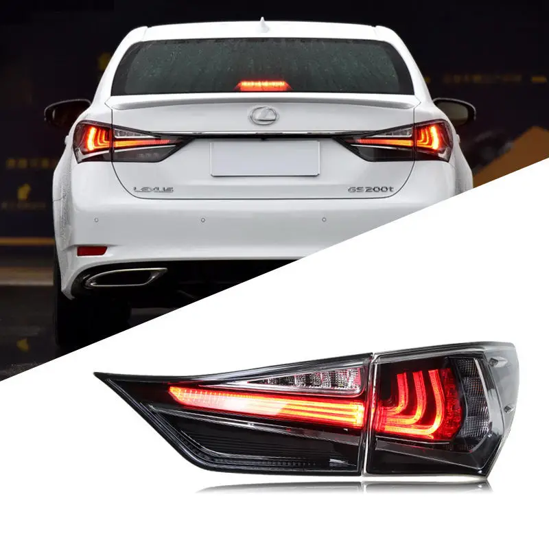 Suitable for 12-20 Lexus GS tail light assembly modified new LED running lights, brake lights, turn signals
Suitable for 12-20 Lexus GS tail light assembly modified new LED running lights, brake lights, turn signals
