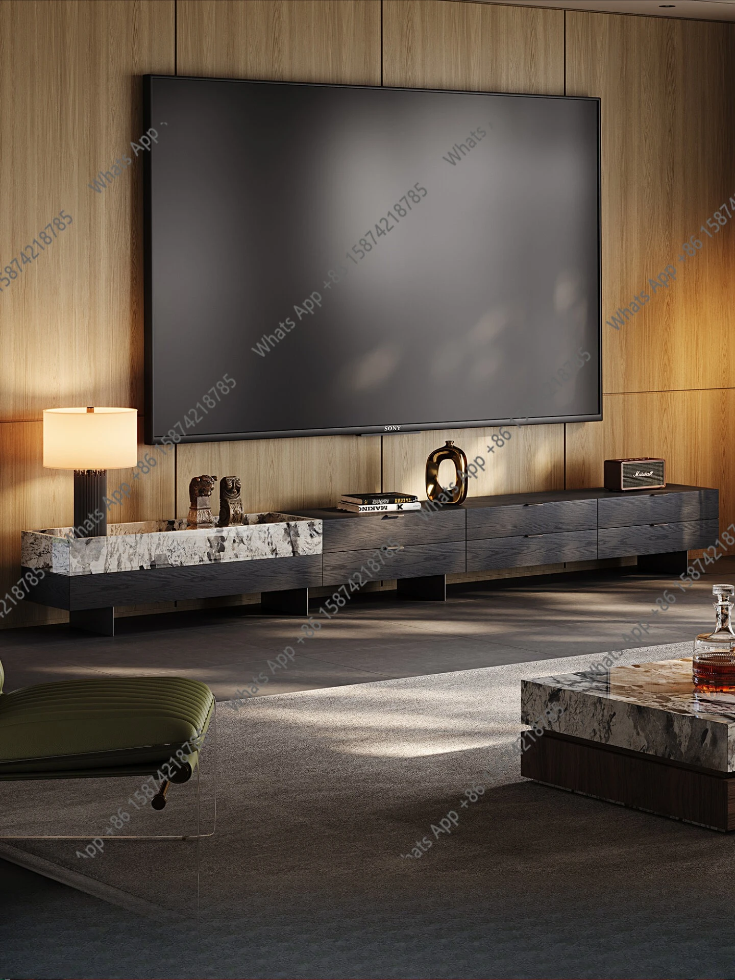 Qianyue Light Luxury High-end TV Cabinet Snow Mountain Flying Fox Luxury Stone High-end Villa Large Flat Black Tall TV Cabinet
Qianyue Light Luxury High-end TV Cabinet Snow Mountain Flying Fox Luxury Stone High-end Villa Large Flat Black Tall TV Cabinet