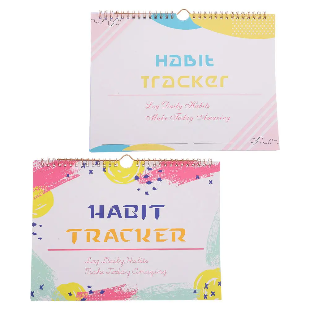 2Pcs Undated Habit Tracker Planner Simple Minimalist Design for Daily Weekly Monthly Goal Tracking Workout Sleep Journal Home
2Pcs Undated Habit Tracker Planner Simple Minimalist Design for Daily Weekly Monthly Goal Tracking Workout Sleep Journal Home