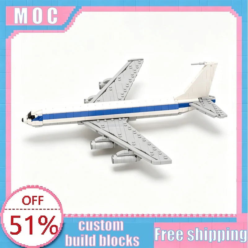 999PCS MOC Boeing Pan-Am Livery 1:100 Scale Airplane Model Custom Creative Building Blocks Educational Assembly Toy Display Gift
999PCS MOC Boeing Pan-Am Livery 1:100 Scale Airplane Model Custom Creative Building Blocks Educational Assembly Toy Display Gift