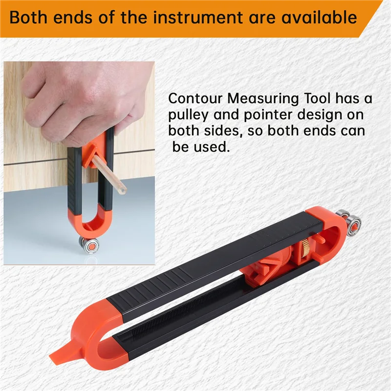A63X-Contour Measuring Tool With Lock For Pencil - Wood Scribe Tool Edge Corner Measuring Profile Duplicator With 3 Pencils
A63X-Contour Measuring Tool With Lock For Pencil - Wood Scribe Tool Edge Corner Measuring Profile Duplicator With 3 Pencils
