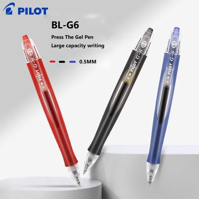 Шариковая ручка PILOT BL-G6, 0,5 мм, для студентов, с большим объемом чернил, эргономичный дизайн, обтекаемый корпус.
Шариковая ручка PILOT BL-G6, 0,5 мм, для студентов, с большим объемом чернил, эргономичный дизайн, обтекаемый корпус.