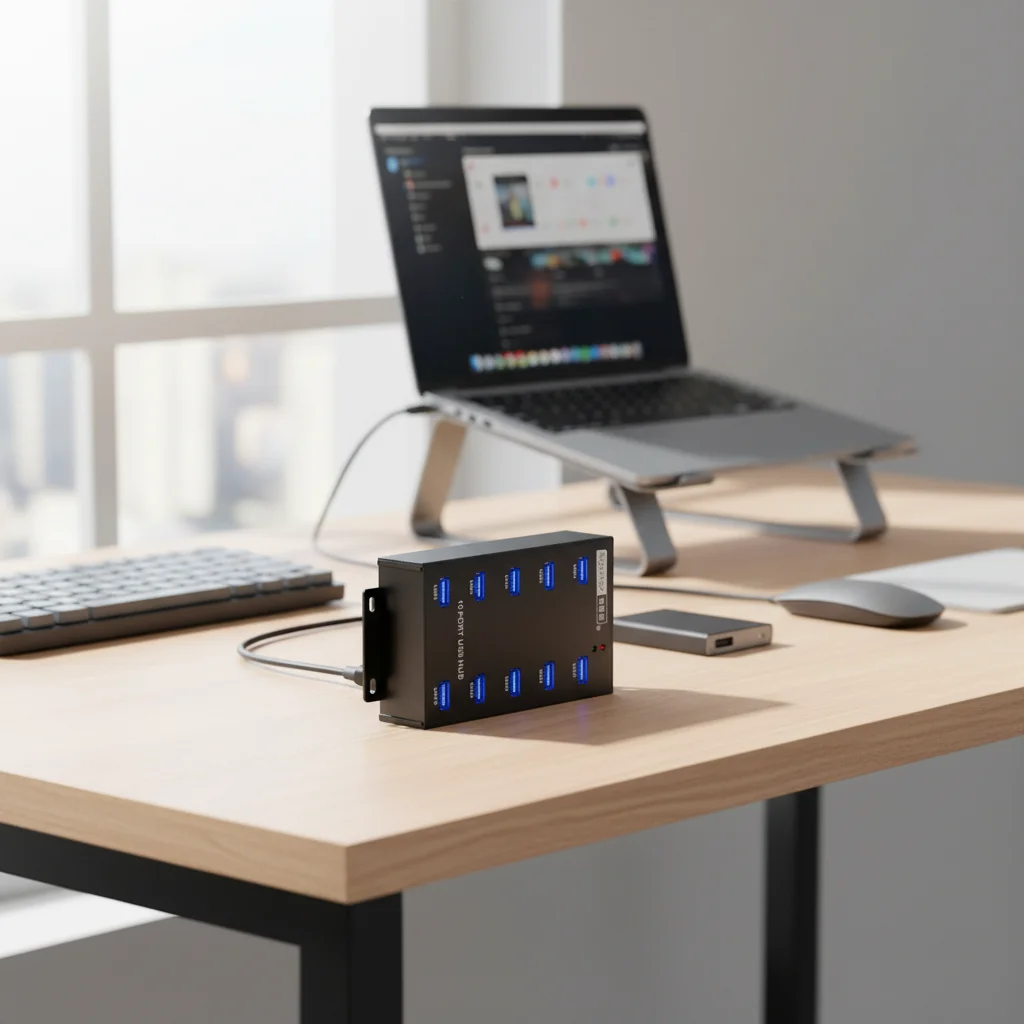 Sipolar A300 10 Port USB 2.0 Metal Hub Splitter Rack High Speed 12V 5A for Smartphone Laptop in Stock
Sipolar A300 10 Port USB 2.0 Metal Hub Splitter Rack High Speed 12V 5A for Smartphone Laptop in Stock