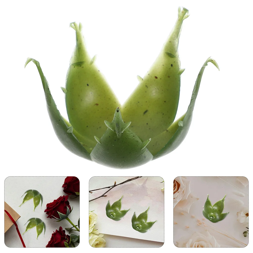 100Pcs Rose Artificial Flower Calyx High Realism for DIY Flower Arrangement Wedding Home Decor Crafting Bouquet Accessories
100Pcs Rose Artificial Flower Calyx High Realism for DIY Flower Arrangement Wedding Home Decor Crafting Bouquet Accessories