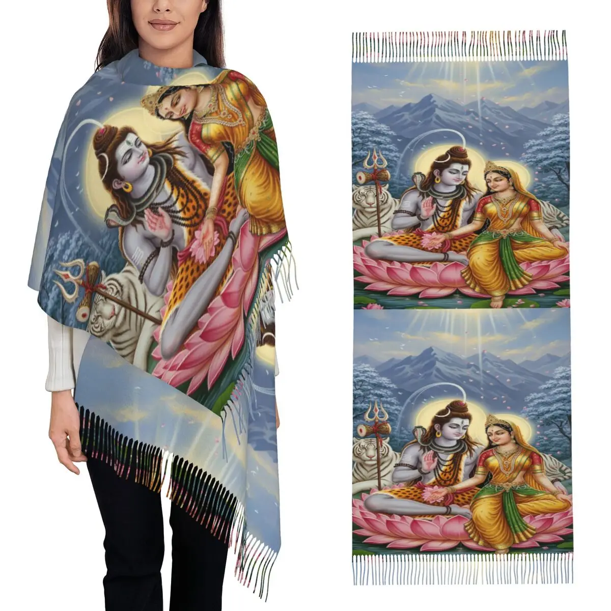 Божественный шарф Тришол и Дару Лорд Шива, шарфы с кисточками для женщин, мягкие теплые шали и накидки, длинная осенне-зимняя шаль
Божественный шарф Тришол и Дару Лорд Шива, шарфы с кисточками для женщин, мягкие теплые шали и накидки, длинная осенне-зимняя шаль