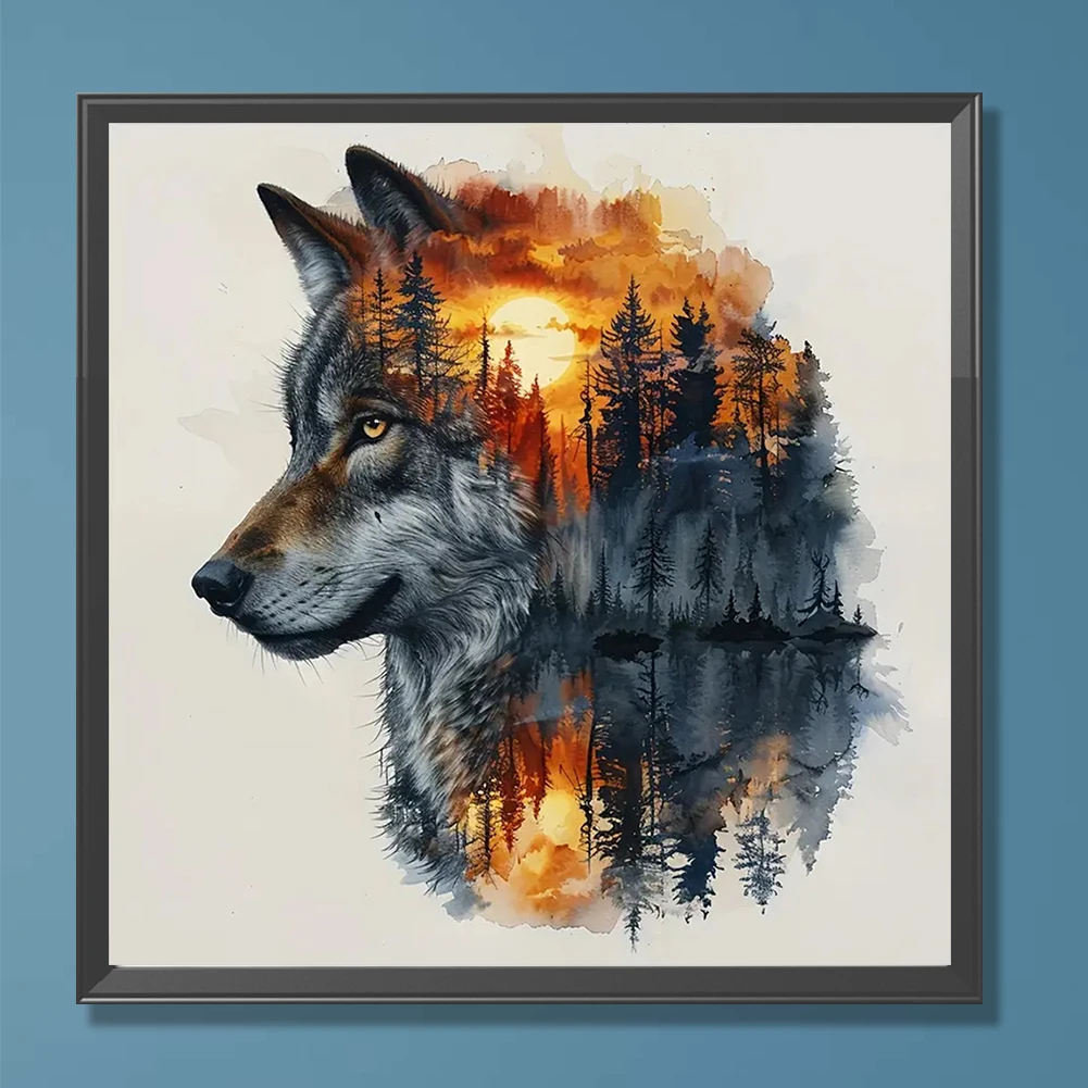 Paint By Numbers Kit On Canvas DIY Oil Art Wolf Picture Home Decor40x40cm
Paint By Numbers Kit On Canvas DIY Oil Art Wolf Picture Home Decor40x40cm