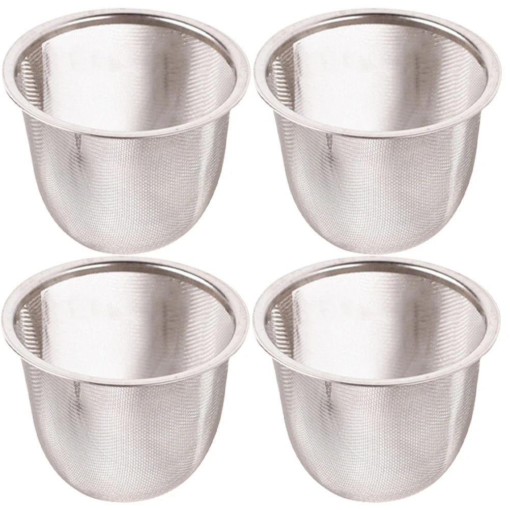 4pcs Filter Strainer Reusable Teapot Infuser Insert Fine Mesh Stainless Steel Loose Leaf Infuser Teapot Insert
4pcs Filter Strainer Reusable Teapot Infuser Insert Fine Mesh Stainless Steel Loose Leaf Infuser Teapot Insert