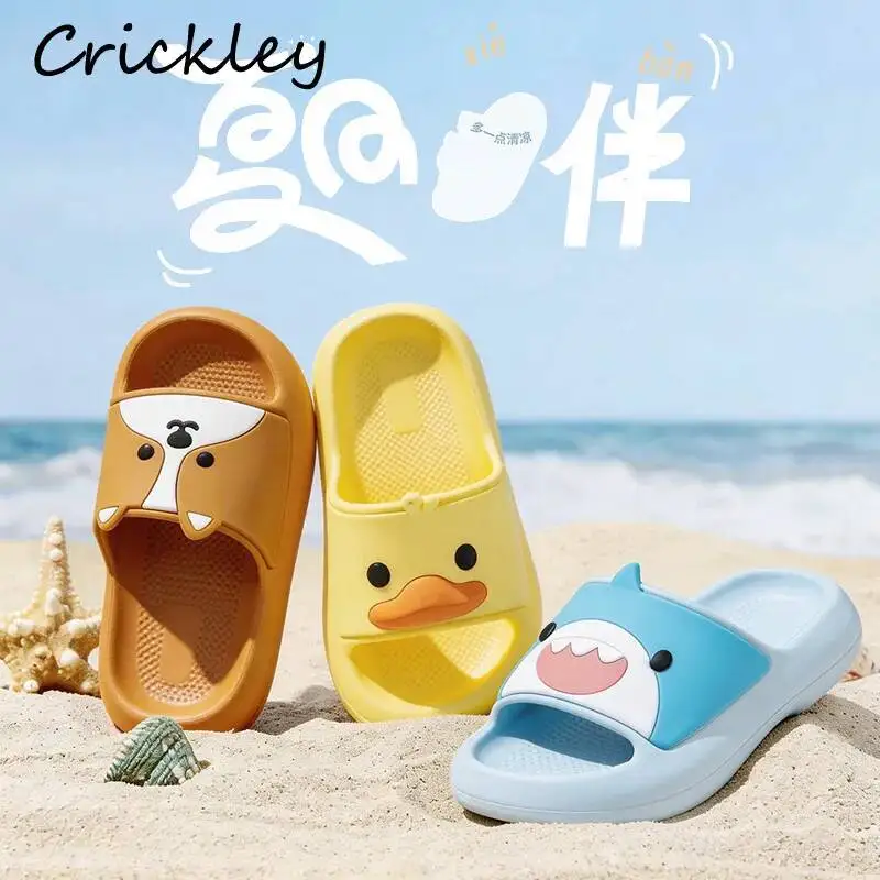 Shark Dog Duck Kids Slippers Summer Cartoon EVA Soft Sole Boys Girls Home Slippers Waterproof Outdoor Children Beach Shoes
Shark Dog Duck Kids Slippers Summer Cartoon EVA Soft Sole Boys Girls Home Slippers Waterproof Outdoor Children Beach Shoes