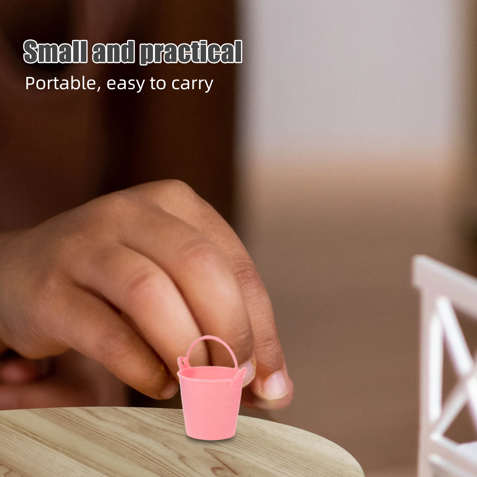 35Pcs Plastic Miniature Pails Realistic Bucket Shape Smooth Edges Safe Material Ideal for Pretend Play Scene Setup
35Pcs Plastic Miniature Pails Realistic Bucket Shape Smooth Edges Safe Material Ideal for Pretend Play Scene Setup