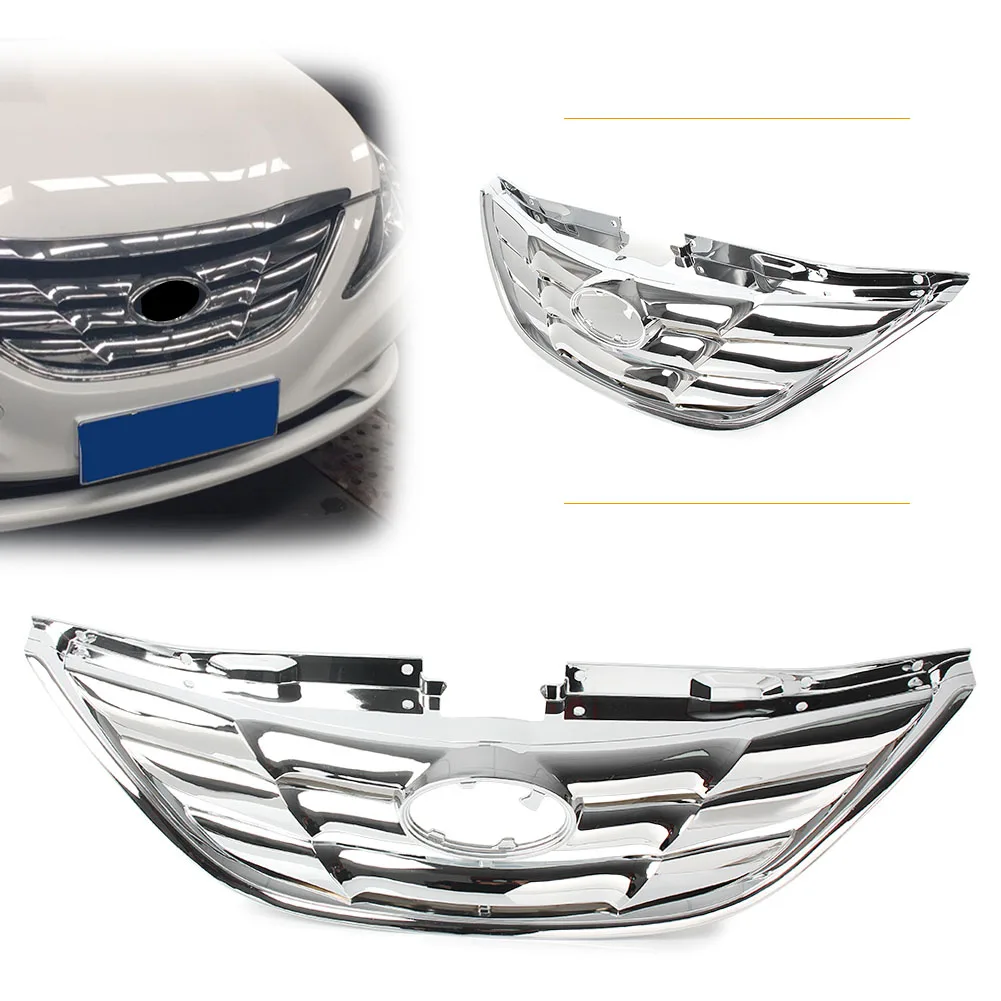 Передняя решетка автомобиля, горизонтальный верхний гриль для Hyundai Sonata 2011 2012, хром, АБС-пластик
Передняя решетка автомобиля, горизонтальный верхний гриль для Hyundai Sonata 2011 2012, хром, АБС-пластик