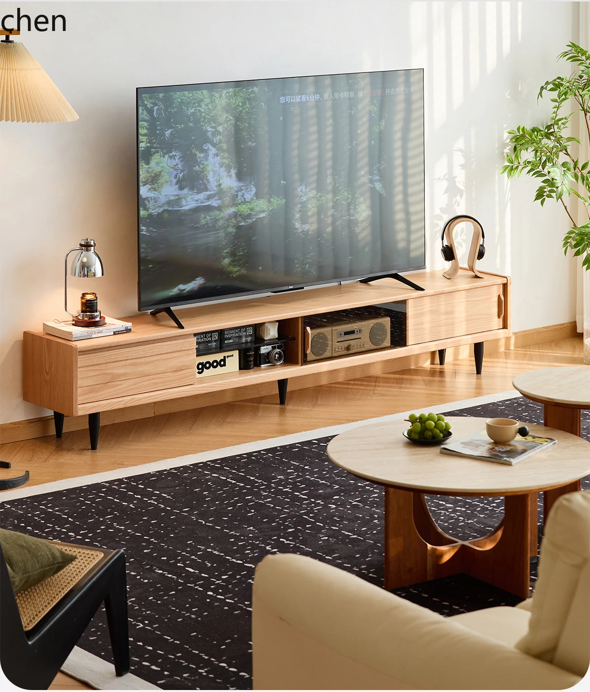 ZML solid wood TV cabinet small apartment simple coffee table TV cabinet combination log wind living room TV cabinet
ZML solid wood TV cabinet small apartment simple coffee table TV cabinet combination log wind living room TV cabinet