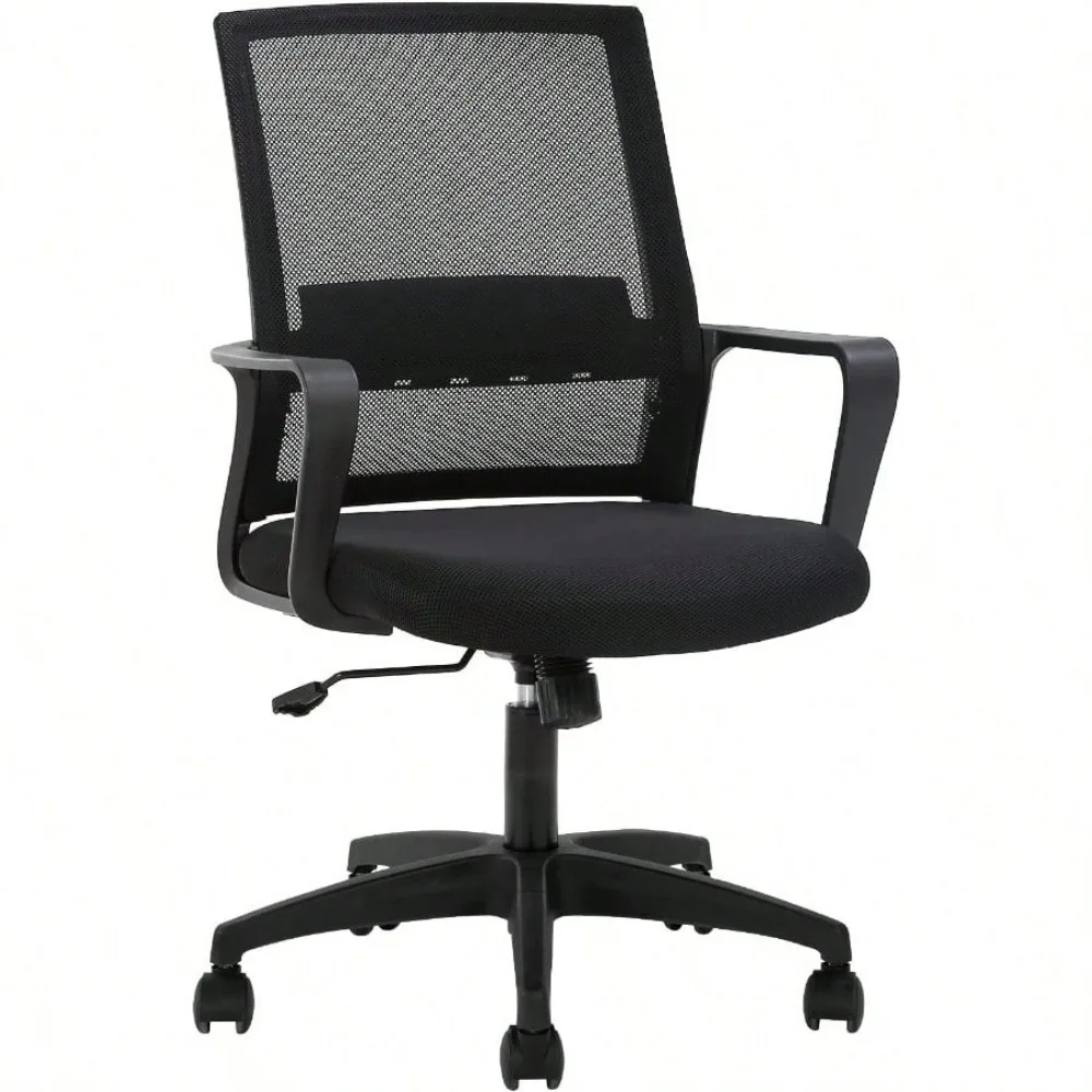 Office Chair Ergonomic Desk Chair MidBack Mesh Computer Chair Lumbar Port Comfortable Executive Adjustable Rolling Swivel Ta
Office Chair Ergonomic Desk Chair MidBack Mesh Computer Chair Lumbar Port Comfortable Executive Adjustable Rolling Swivel Ta