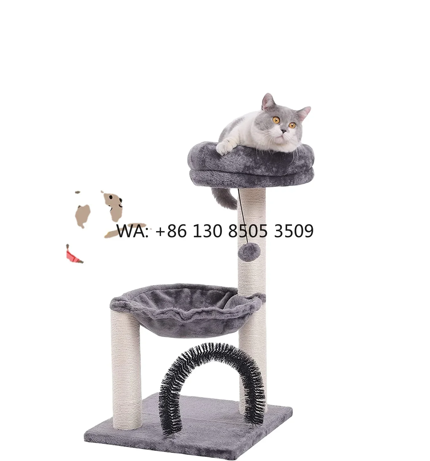 Cat Tree 27.8 INCHES Cat Tower for Indoor Multi-Level Cat Tree With Scratching Posts Plush Basket & Perch
Cat Tree 27.8 INCHES Cat Tower for Indoor Multi-Level Cat Tree With Scratching Posts Plush Basket & Perch