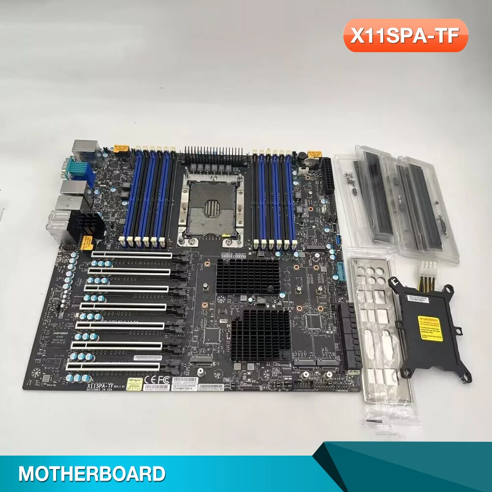 For Supermicro Motherboard LGA-3647 DDR4 PCI-E 3.0 M.2 2nd Gen Xeon Scalable Processors X11SPA-TF
For Supermicro Motherboard LGA-3647 DDR4 PCI-E 3.0 M.2 2nd Gen Xeon Scalable Processors X11SPA-TF