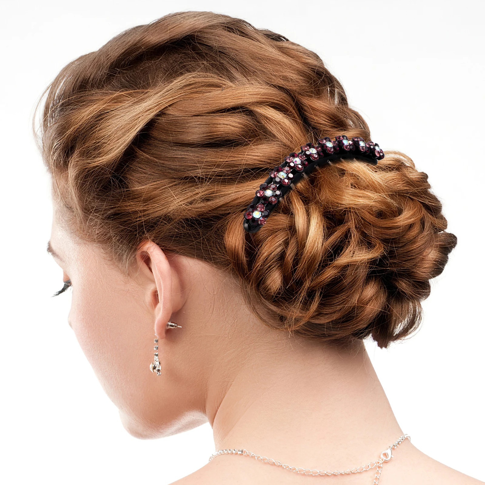 Rhinestone Flower Hair Comb Vintage Side Combs for Women Elegant Accessories Wedding Party Hairstyle Retro Design Durable
Rhinestone Flower Hair Comb Vintage Side Combs for Women Elegant Accessories Wedding Party Hairstyle Retro Design Durable