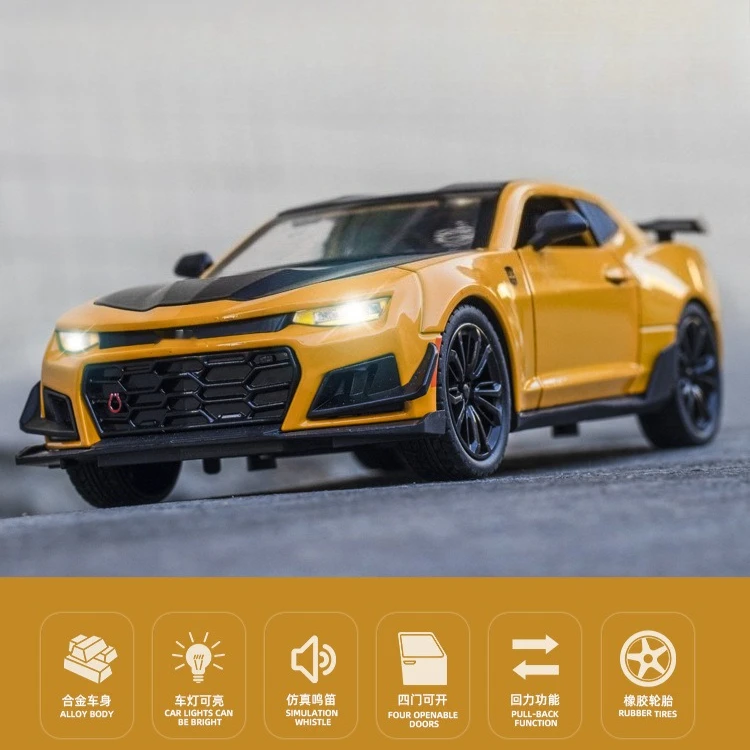 Модель спортивного автомобиля Chevrolet Camaro 1:24, литая под давлением, коллекционная, из сплава, игрушка-подарок
Модель спортивного автомобиля Chevrolet Camaro 1:24, литая под давлением, коллекционная, из сплава, игрушка-подарок